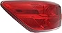Evan-Fischer Tail Light Assembly Compatible with 2017-2019 Nissan Pathfinder Red Lens Driver Side Outer