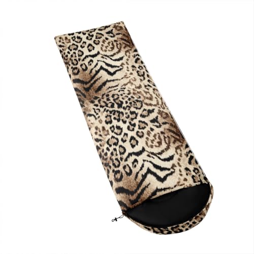 Feelyou Bolsa de Dormir para Camping con Estampado Leopardo miniatura 3