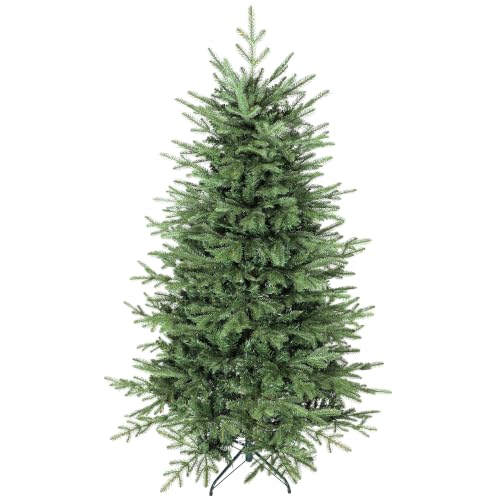 HOMCOM Árbol de Navidad Artificial 180 cm con 1794 Ramas Densas Verde