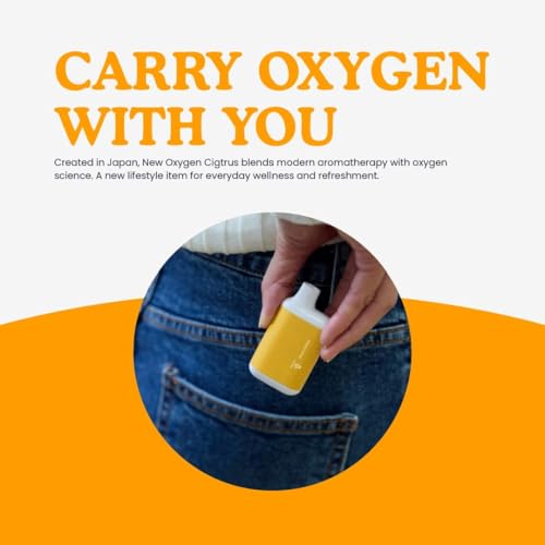 O₂ Cigtrus Oxygen Inhaler | Nicotine & Tar Free Portable Oxygen Diffuser | Quit Smoking Support & Healthy Lungs - Improving Breathing and Oral Air Freshening (Energy Drink) - Thumbnail 5
