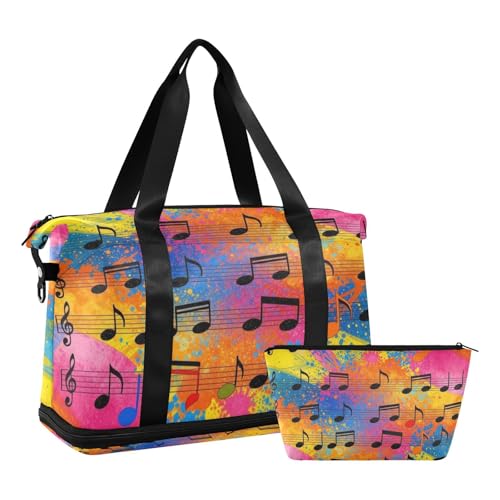 Bolsa para gimnasio evita ropa mojada con bolsillo húmedo grande