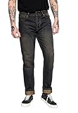  King Kerosin Herren Denim Jeans Tint Wash 5Pocket Red Selvedge Scott