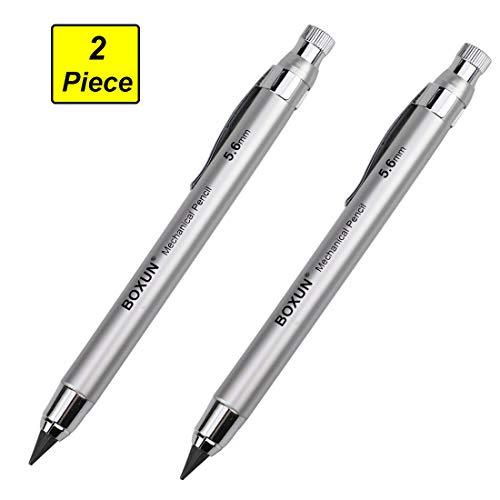 5.6MM Lead Holder, Mechanical Pencils - with 5.6MM x 90MM Lead, Premium Metal