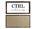 Pinetree Art Rustic Wooden Office Decor - CTRL ALT DEL Framed Motivational Wall Art - Inspirational Positive Quotes Wall Hanging, Set of 3 (6