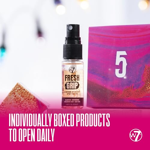W7 Beauty Blast Advent Calendar 2025 - Individually Boxed Makeup & Cosmetic Surprises For the 24 Days to Christmas - Cruelty Free, Holiday Gifting - Image 4