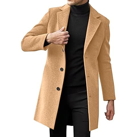 COOFANIN Gothic Duster Coat for Men Cover