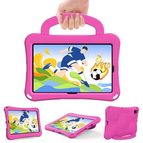 Coque Samsung Galaxy Tab S6 Lite Rose Rouge en EVA Léger pour Modèles P610 à P625