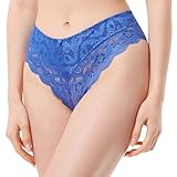 Susa Slip Damen Latina, Unterwäsche für Frauen mit Bikini Schnittform, Mikrofaser Damen Unterwäsche, elastisch und bequem sitzend, Spitzen Slips