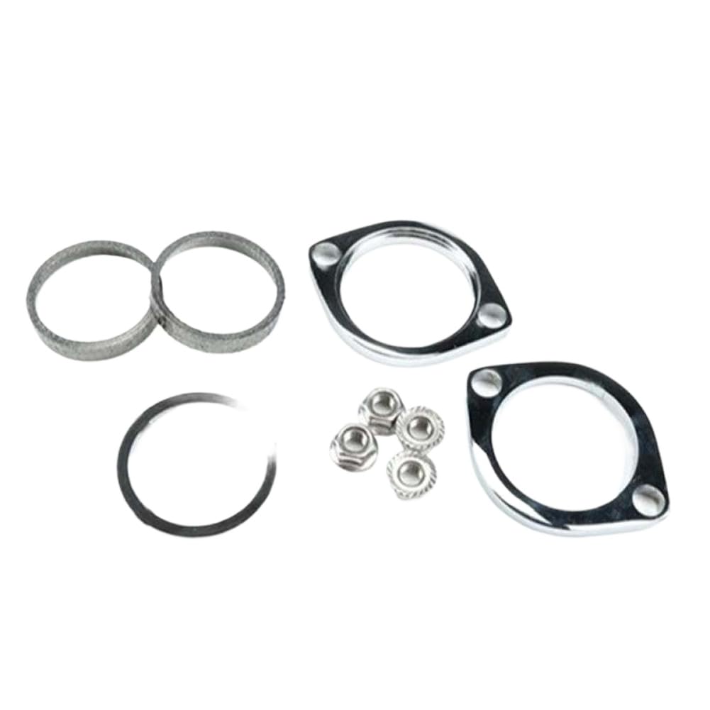 Exhaust Port Pipes Gasket Seal Kit Compatible with Sportster 883 1200 Touring Motorcycle