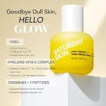 Vitamin C Serum For Face From Yuzu - Brightening Formula With Hyaluronic Acid 7 Peptide Mix And Niacinamide, Deeply Hydrate, Improve Uneven Skin Texture, Vegan, Korean Skin Care (30 ml)