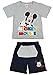 Kleines Kleid Mickey Mouse Jungen Zweiteiler Set Farbe Modell 8, Größe 110