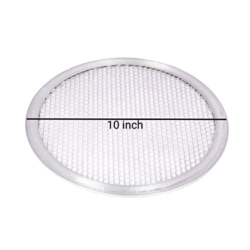 Image of Pizza Mesh /Screen for Commercial Use of Hotels and Restaurant 10 Inches Diameter Alminium Pizza Mesh /Screen - Set of 6 Pieces