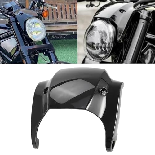 Feux Moto Masque Avant V-Rod Solution Contre le Vent et Projecteurs Exposés 2012-2017 - 4