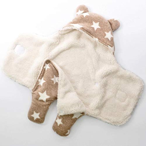 Image of BRANDONN Baby Blanket Newborn Gift Pack of Swaddle Wrapper, 0-9 Months, Length 68 cm x Width 68 cm