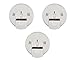 Kidde KN-COSM-IBA Carbon Monoxide & Smoke Detector, 120V Hardwired Talking w/Battery Backup (21006377) - Pack of 3