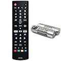 AKB75375604 Replacement TV Remote for LG TV 43UK6300PUE 32LK610BPUA 49UK6300PUE 55UK6300PUE 65UK6300PUE 75UK6570PUB 75SK8070PUA 55SK9000PUA 86UK6570PUB 43UK6250PUB with GP Alkaline 2 pcs Batteries