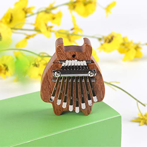 Mini-Kalimba mit 8 Tasten, exquisites Daumenklavier und Marimba - Image 3
