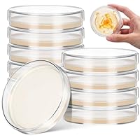 DOITOOL 10 Stück Vorgegossene Agar Platten - 7cm Petrischalen mit Nährboden für Bakterien - Sterile Agarplatte für Wissenschaft Experimente & MINT Projekte im Labor Gewebekulturplatte