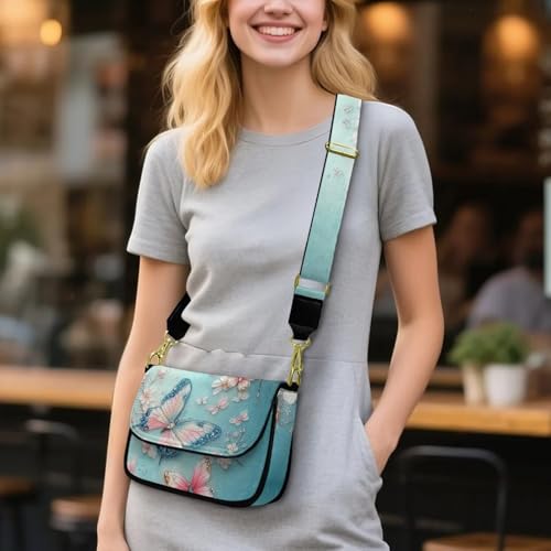 Womens Crossbody Bag with Zipper Leather Cross Body Clutch Purse Shoulder Handbag for Shopping Walking2