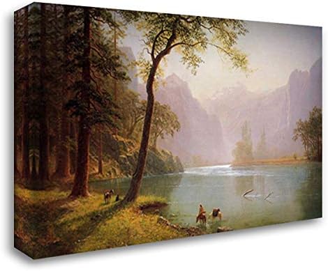 Kern's River Valley, California 24x18 Gallery Wrapped Stretched Canvas Art by Albert Bierstadt