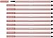 Produktbild Premium-Filzstift - STABILO Pen 68 - 10er Pack - rouge
