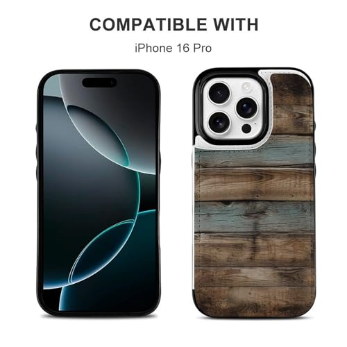 Étui iPhone 16 Pro portefeuille anti-rayures protégeant écran et cartes