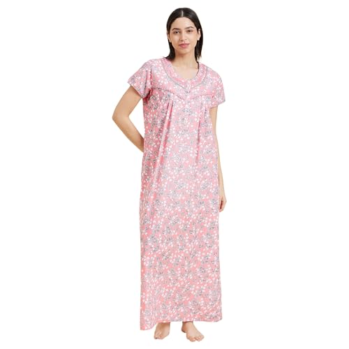 Image of Sweet Dreams Women's Cotton Maxi Casual Night Shirt