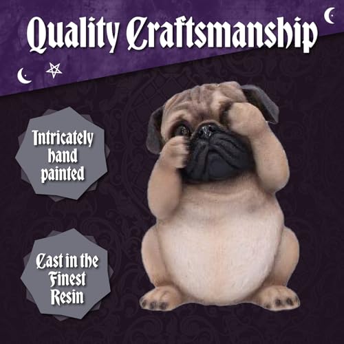Nemesis Now DREI weise Mops, 8,5 cm, Harz, Rehkitz