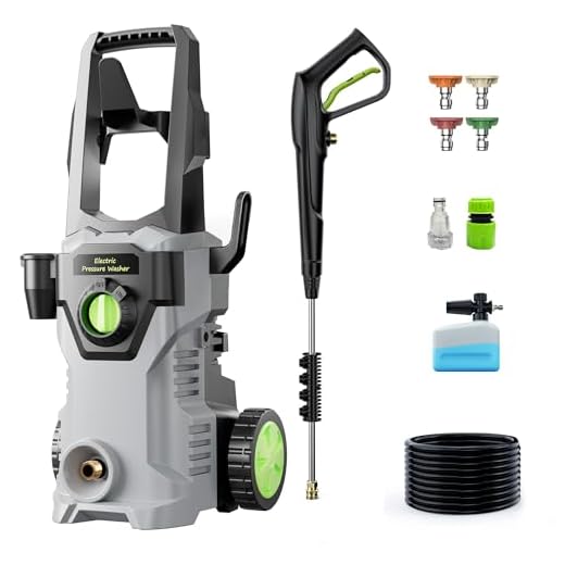 Efficient 160Bar Pressure Washer with Foam Cannon