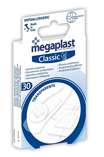 Tirita Modelos Surtidos Transparente, MEGAPLAST, 30uds.