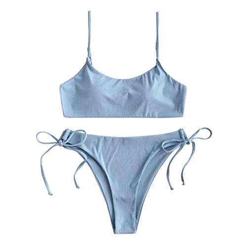 Bikini push up rembourré avec bandage ajustable et maintien optimal