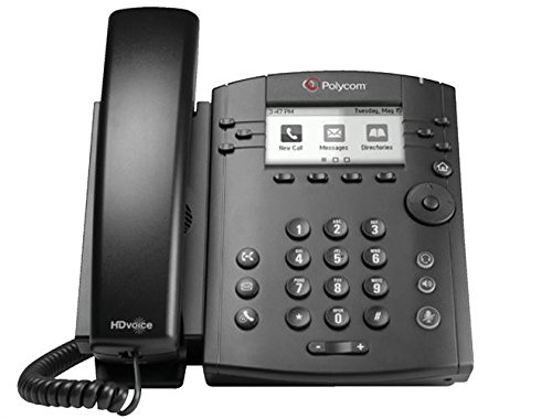Polycom VVX 311 Corded Business Media Phone System - 6 Line PoE