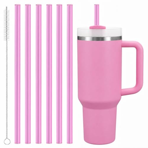 Image of Joshey Replacement Straws for Stanley Quencher 40oz Tumbler, 6 Pack