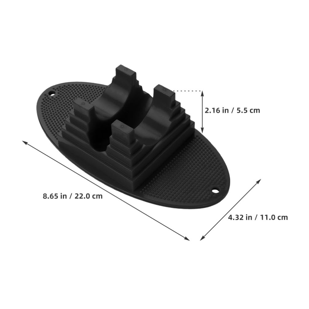 HANABASS Béquille de Trottinette Porte-Scooter 4 Pièces en Plastique Noir