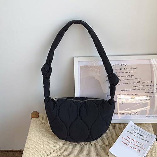 Nylon Shoulder Bag Women Crossbody Bag Satchel Under Arm Messenger Bag Trendy Fashion Pouch for Girl Lady2