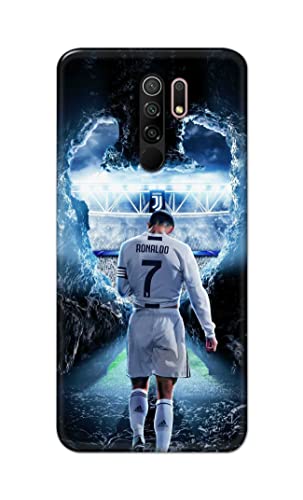 Image of Printed Hard Back Cover Case for Mi Redmi 9 Prime Back Cover (Footbal Legend) -702