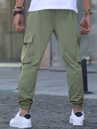 Image of TAGDO Solid Cargo Pant for Men||Joggers Pant||Regular Pant||Gym Pant (5157)