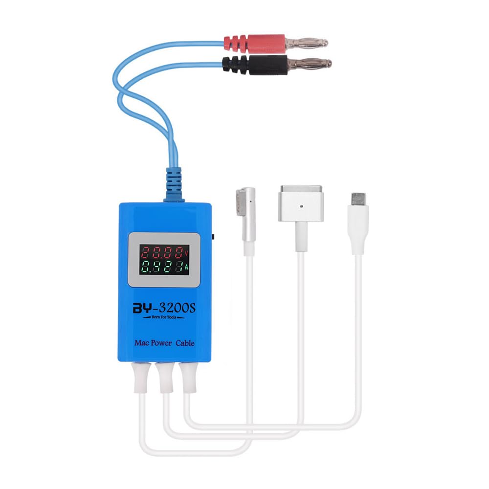 Cocoarm BY 3200S di Controllo Portatile per Avvio di Alimentazione Caricatore Rapido USB in Lega di Alluminio con Display LCD 5 Protezioni per 2008 2023 Tecnici di Riparazione e Uso di Manutenzione