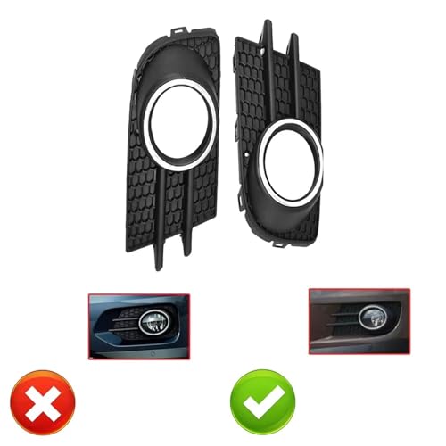 Rejilla de luz antiniebla para VW Tiguan (2012-2018): cubierta de parachoques 4