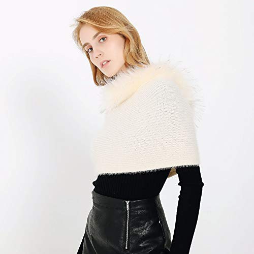 Amorar Donna Inverno Sciarpa Scialli Faux Fur Loop...