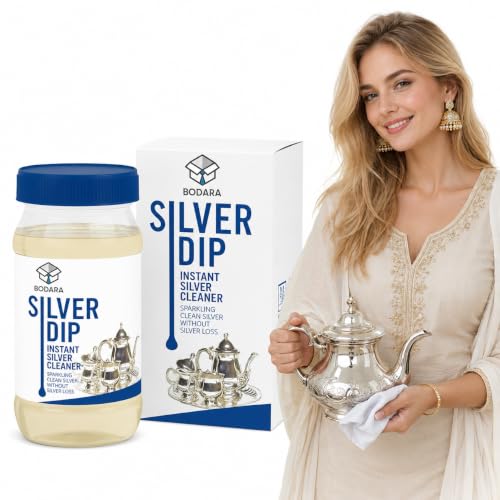 Image of Silver Dip - Fast-Acting Silver Cleaner for Home & Kitchen Use | Instantly Restores Shine Without Fading or Damage