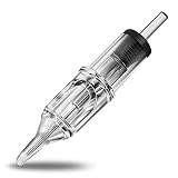 ✓ AGUJAS LIMPIAS - EO Gas limpiado y tiene un paquete individual limpio, seguridad. Además, estas agujas de cartucho profesionales son compatibles con todos los agarres y máquinas de cartucho estándar.