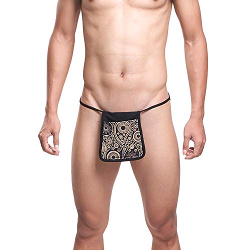 Paisley Printed Cotton Underwear for Men, Fundoshi/Japanese Loincloth, Kimono Briefs, Samurai