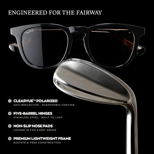 Image of WearMe Pro Wyndham Men's Polarized Sunglasses, Sports & Golf Design, UV400