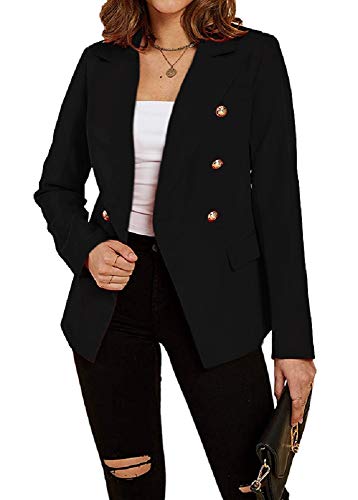 Cicy Bell Womens Office Blazers Lapel Button Cardigans Jacket Work Suit #TOP1