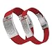 Road ID - Official Medical Alert Bracelet - The Wrist ID Elite - 13mm Wide - Silicone Clasp - Medic id Bracelets - 4 Colors