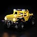 BRIKSMAX Kit de iluminación LED para Lego Technic Jeep Wrangler - Compatible con Lego 42122 Building Blocks Model- No incluir el Conjunto de Lego（Versión de Control Remoto）