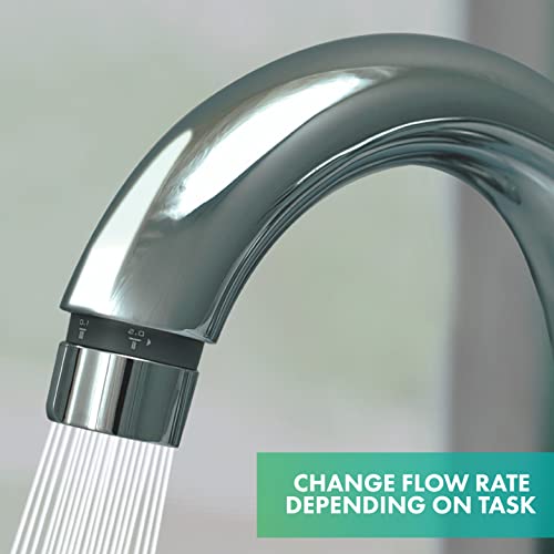 Niagara Conservation N3610Ch Tri-Max 1-Spray 0.5-1.5 Gpm 1.4-In. Pressure-Compensating Needle-Spray Faucet Aerator Chrome, 100-Pack | Bathroom Sink And Kitchen Sink Aerator For Home Improvement #TOP5