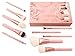 Produktbild Luvia Makeup Pinsel-Set - 10 Make Up Kosmetikpinsel Inkl. Schminktasche Für Schminkpinsel & Kosmetik - Rosegolden Vintage Brush Set - Vegane Kosmetik  Profi Pinselset In Nude - Schminke