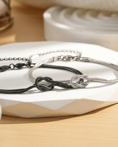 Pulseras para parejas Love Knot R&H Jewelry miniatura 3